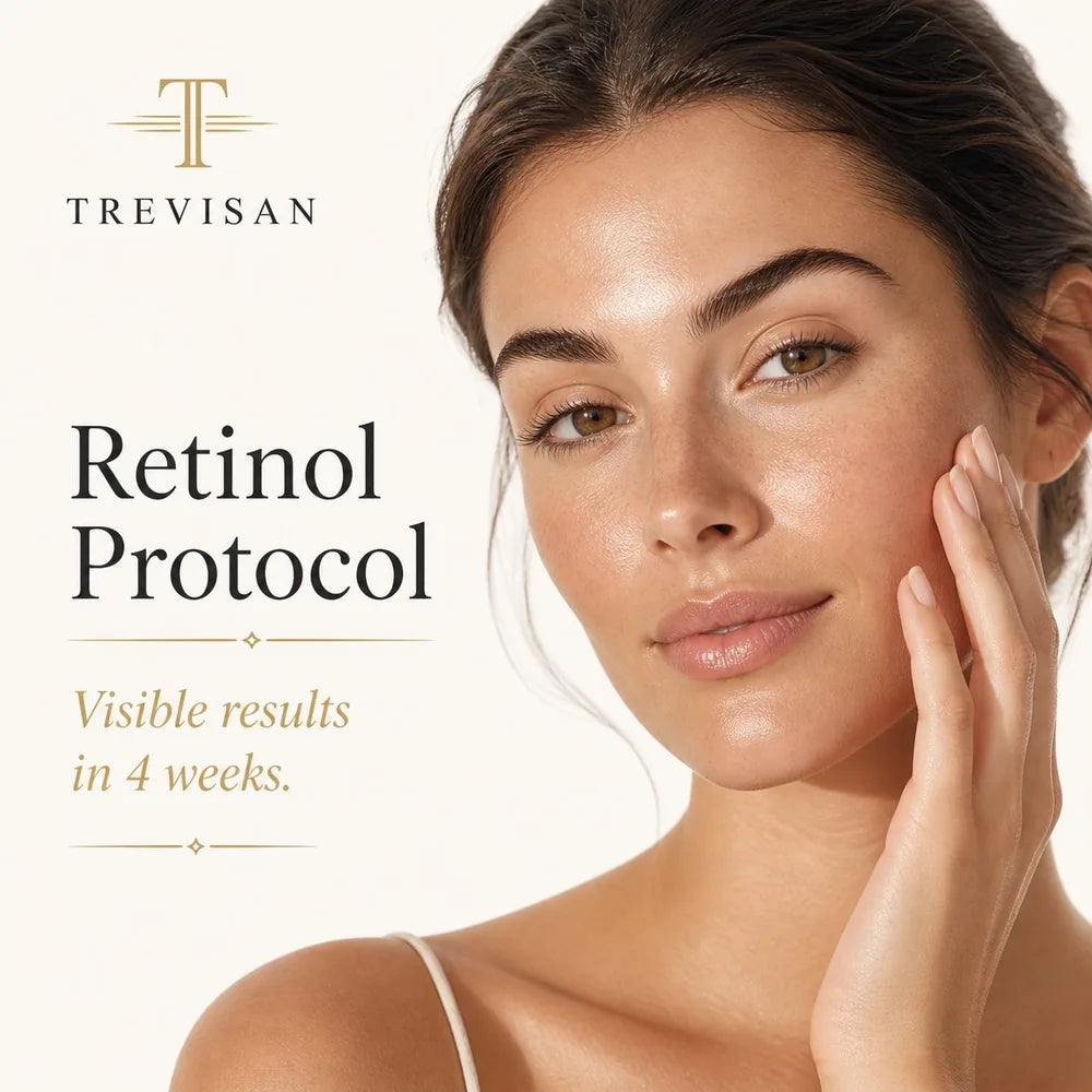 Trevisan Retinol Protocol - 4 Weeks Real Results Before and After