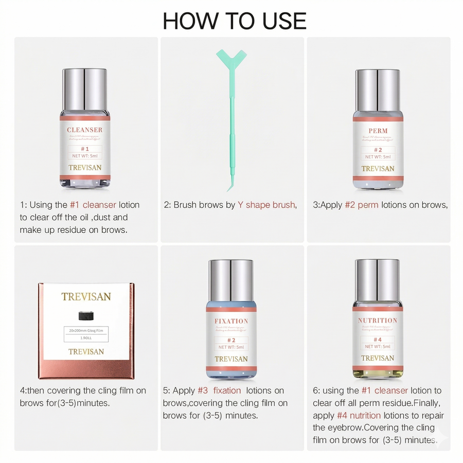 Trevisan Pro Brow Lift Kit
